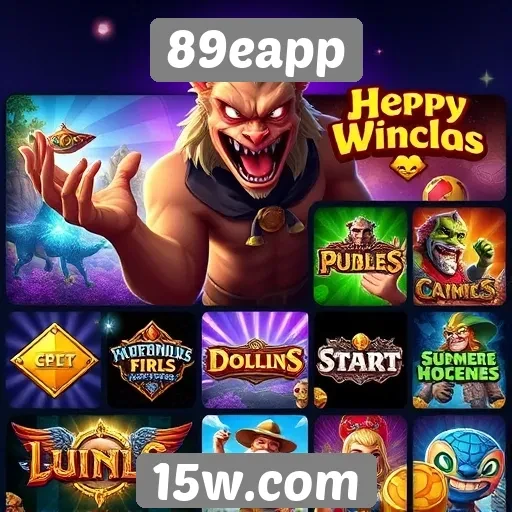 89eapp oferece uma ampla seleção de jogos online